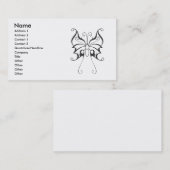 batfray-tattoo-vector-1、名前、住所1、追加… 名刺 (正面/裏面)