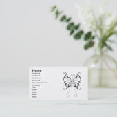 batfray-tattoo-vector-1、名前、住所1、追加… 名刺 (スタンド正面)