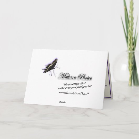 BatfrayBdayWishesカスタマイズ- カード (裏面)