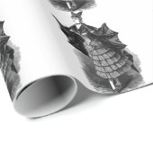 Batgirlまたはこうもりのビクトリアンなかゴシック様式衣裳 ラッピングペーパー (ロールコーナー)