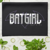 Batgirl High Tech Name Graphic キッチンタオル (折り畳み)