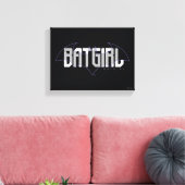 Batgirl High Tech Name Graphic キャンバスプリント (インサイチュ (リビング))
