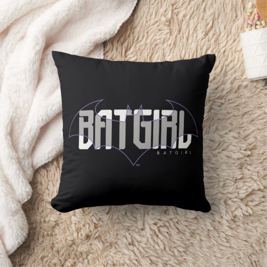 Batgirl High Tech Name Graphic クッション (ブランケット)