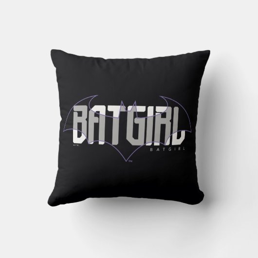 Batgirl High Tech Name Graphic クッション (裏面)