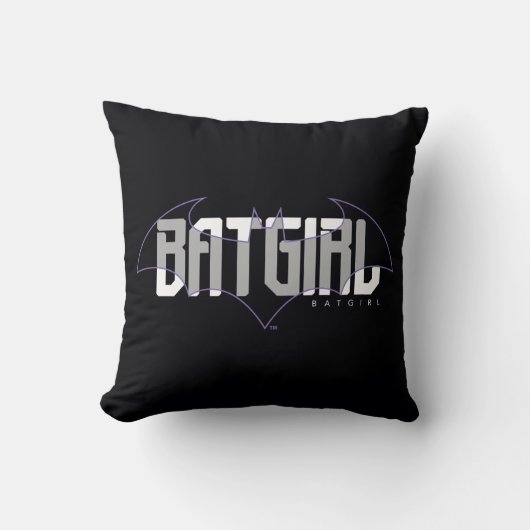Batgirl High Tech Name Graphic クッション (正面)