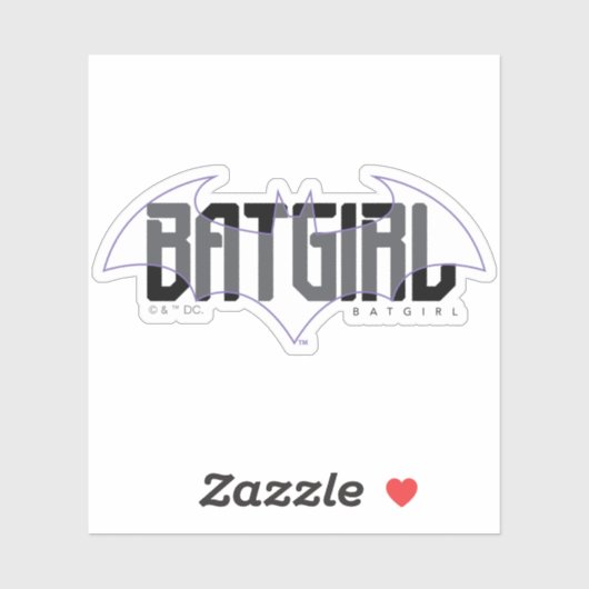 Batgirl High Tech Name Graphic シール (シート)