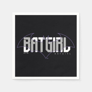 Batgirl High Tech Name Graphic スタンダードカクテルナプキン