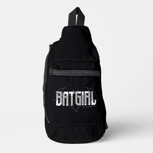 Batgirl High Tech Name Graphic スリングバッグ (正面)