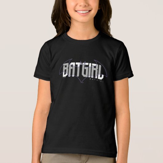 Batgirl High Tech Name Graphic トライブレンドＴシャツ (正面)