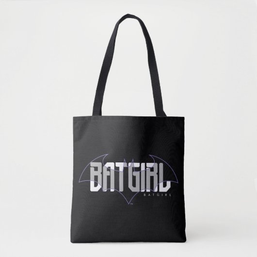 Batgirl High Tech Name Graphic トートバッグ (正面)