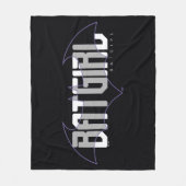 Batgirl High Tech Name Graphic フリースブランケット (正面)