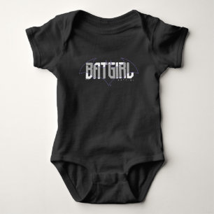 Batgirl High Tech Name Graphic ベビーボディスーツ