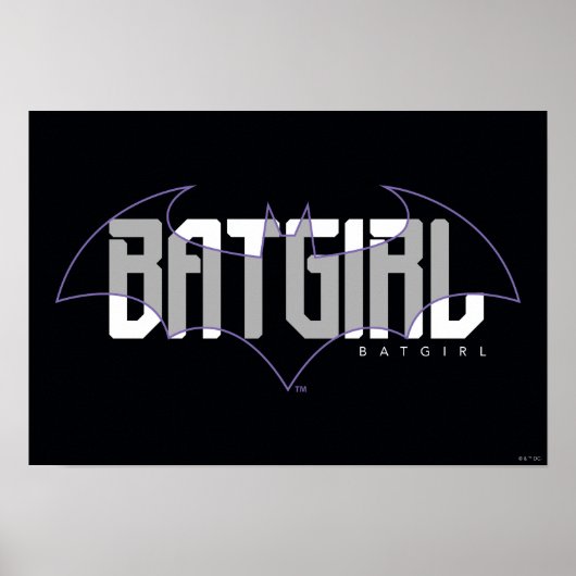 Batgirl High Tech Name Graphic ポスター (正面)