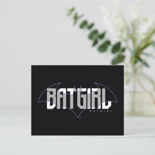 Batgirl High Tech Name Graphic ポストカード (スタンド正面)