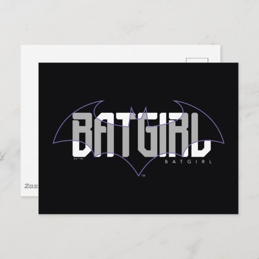 Batgirl High Tech Name Graphic ポストカード (正面/裏面)