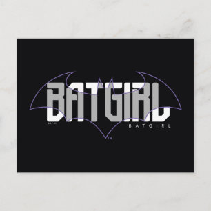 Batgirl High Tech Name Graphic ポストカード