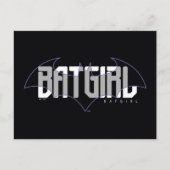Batgirl High Tech Name Graphic ポストカード (正面)