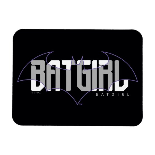 Batgirl High Tech Name Graphic マグネット (横)