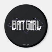 Batgirl High Tech Name Graphic マグネット (正面)