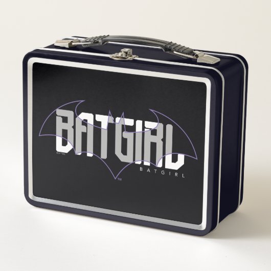 Batgirl High Tech Name Graphic メタルランチボックス (正面)