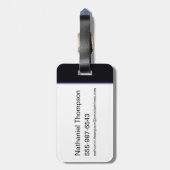 Batgirl High Tech Name Graphic ラゲッジタグ (裏面縦)