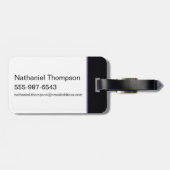 Batgirl High Tech Name Graphic ラゲッジタグ (裏面横)