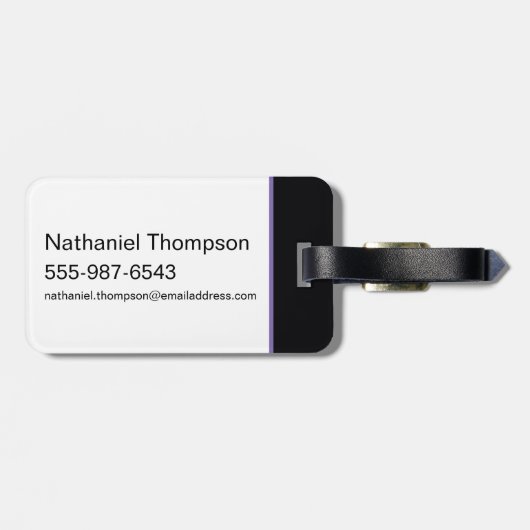 Batgirl High Tech Name Graphic ラゲッジタグ (裏面横)