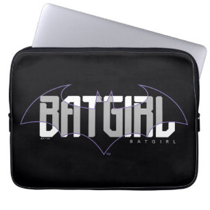 Batgirl High Tech Name Graphic ラップトップスリーブ