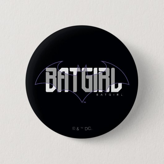 Batgirl High Tech Name Graphic 缶バッジ (正面)