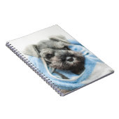 Bathの後の子犬 ノートブック (右側)