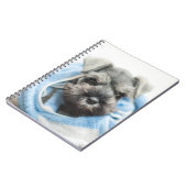 Bathの後の子犬 ノートブック (左側)