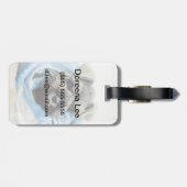 Bathの後の子犬 ラゲッジタグ (裏面横)