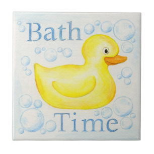 Bathの時間ゴム製ダッキーのタイル タイル