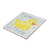 Bathの時間ゴム製ダッキーのタイル タイル (側面)