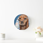 Bathの時間 ラウンド壁時計 (ホーム)