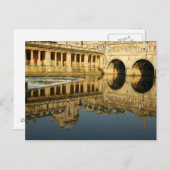 Bathの歴史的町の郵便はがき ポストカード (正面/裏面)