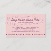 Bath Bomb Natural Soap Spa Sauna 名刺 (裏面)