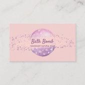 Bath Bomb Natural Soap Spa Sauna 名刺 (正面)