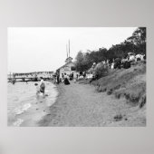 Bath House, Bois Blanc Island, MI 1903 ポスター (正面)