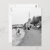 Bath House, Bois Blanc Island, MI 1903 ポストカード (正面/裏面)