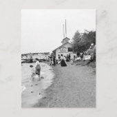 Bath House, Bois Blanc Island, MI 1903 ポストカード (正面)