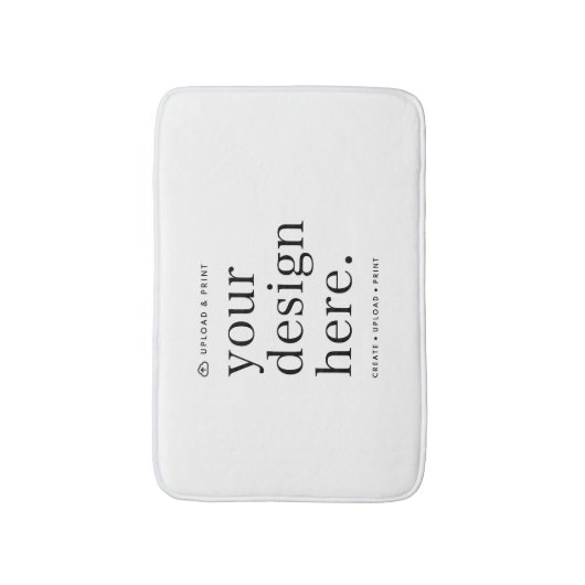 Bath Matあなたのデザインアップロード バスマット (正面縦)