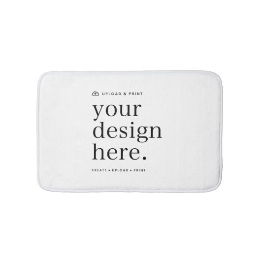 Bath Matあなたのデザインアップロード バスマット (正面)