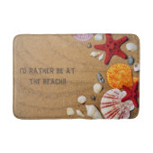 BATH MAT – 私はむしろビーチにいる バスマット (正面)