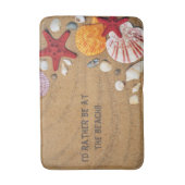 BATH MAT – 私はむしろビーチにいる バスマット (正面縦)