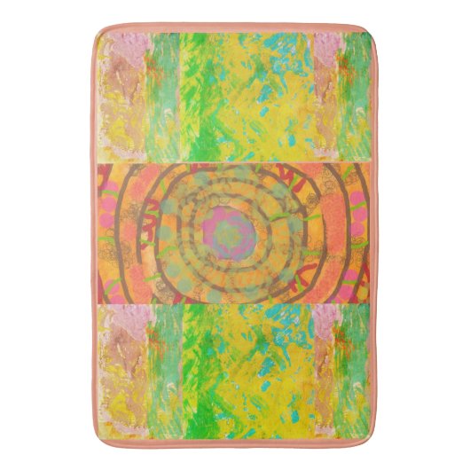 Bath Mat - Aztec Design バスマット (正面縦)