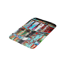Bath Mat – Collapse Reflection Abstract Design バスマット