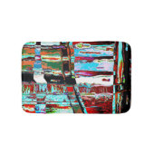 Bath Mat – Collapse Reflection Abstract Design バスマット (正面)