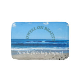 Bath mat Earth day - dwell on beauty バスマット