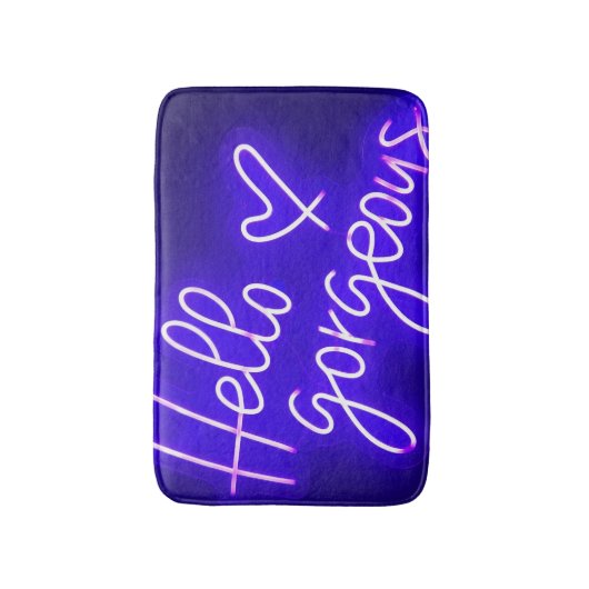 Bath Mat, Hello Gorgeous  バスマット (正面縦)